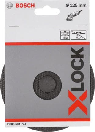 Bosch - støttepude - 125 mm - X-LOCK
