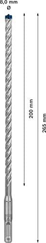 Bosch Expert SDS-plus-7X - boresæt - til armeret beton, granit, hærdet beton, gnejs - 30 stykker - 8 mm - SDS-plus - længde: 265 mm (2608900185)