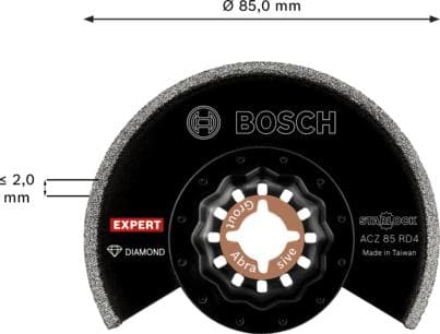 Bosch Expert ACZ 85 RD4 - segmentsavklinge - 10 stk - 85 mm