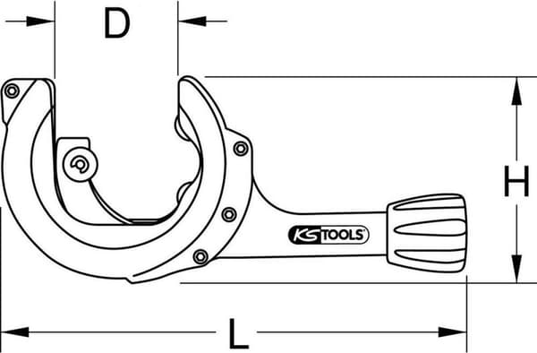 KS Tools Skralderørskærer, 28-67 mm 104.5050