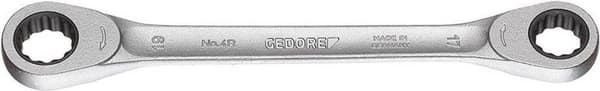 Gedore 4 R 17x19 Dubble ringratelnøgle - 17 x 19 mm