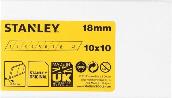 Stanley 1-11-301 Snap Off-klinger - 18 mm (10 stk)