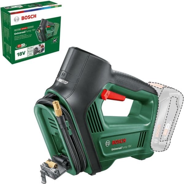 Bosch UniversalPump 18V - Kompressor - Utan 18V batteri och laddare