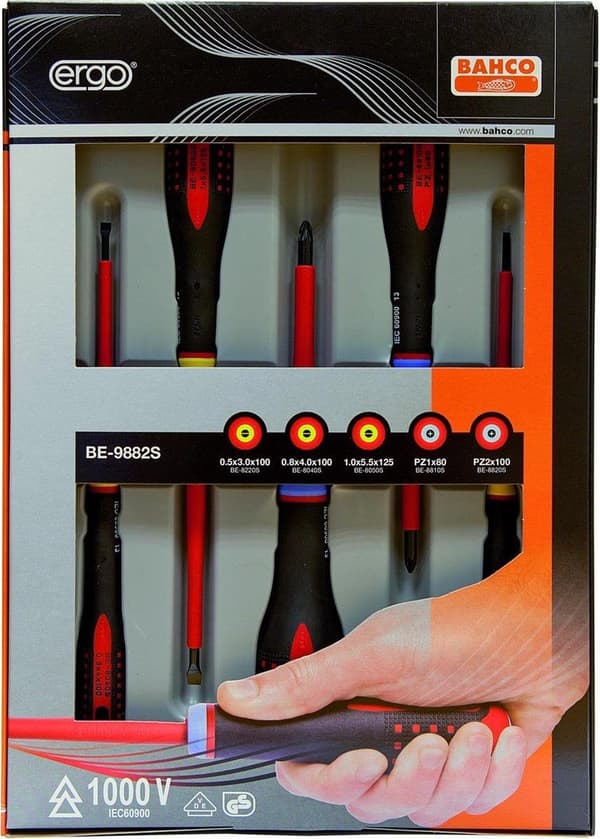 Bahco Ergo Skruvmejsel set - 5 st