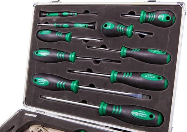 Mannesmann verktygsväska fylld - 24 stycken - 3 kg - Silver