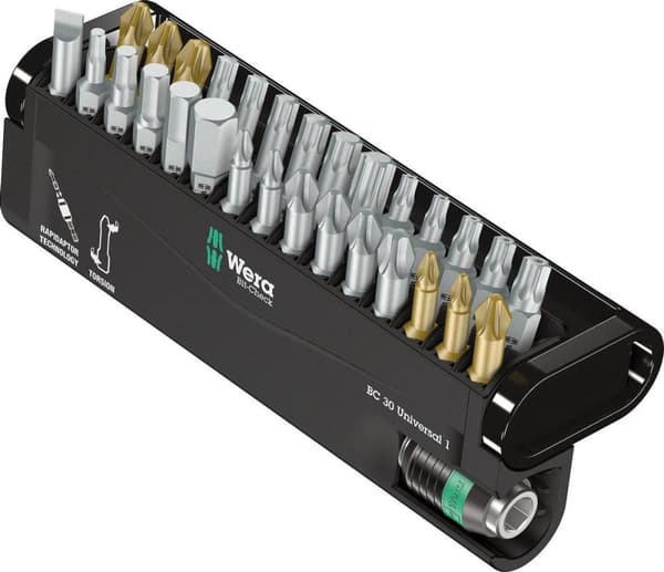Wera 5056440001 30-delt Bit-Check Universal Bitset