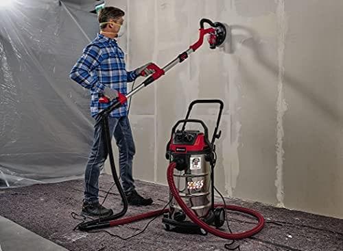 EINHELL TE-VC 2340 SACL - märkä- ja kuivaimuri (1 500 wattia - 225 mbar imuteho - 40 litran ruostumaton terässäiliö - ECO Power - sis. HEPA-laskossuod