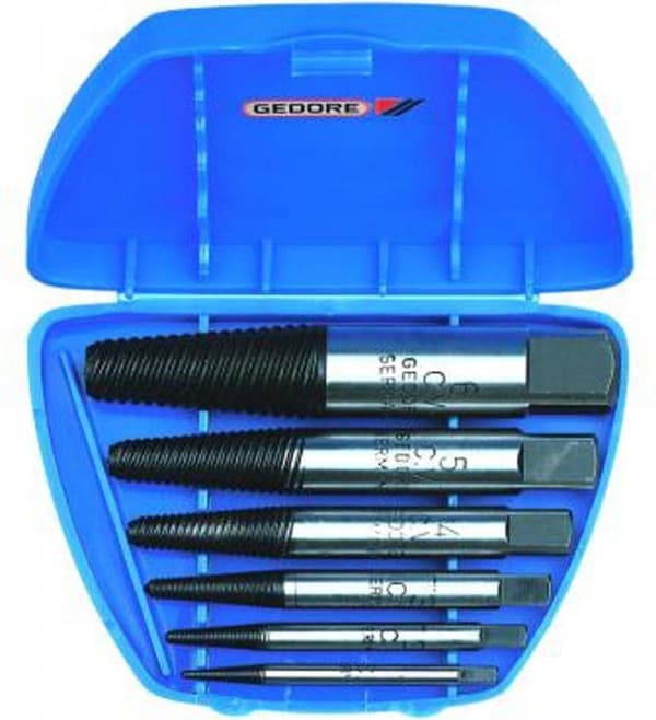 Gedore Left Tap Set 6-delat (M3-M24)
