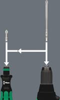 Miniatyrbillede 4 af 11: WERA-Kraftform-kompakt-41-foldepose-med-89 mm-bits