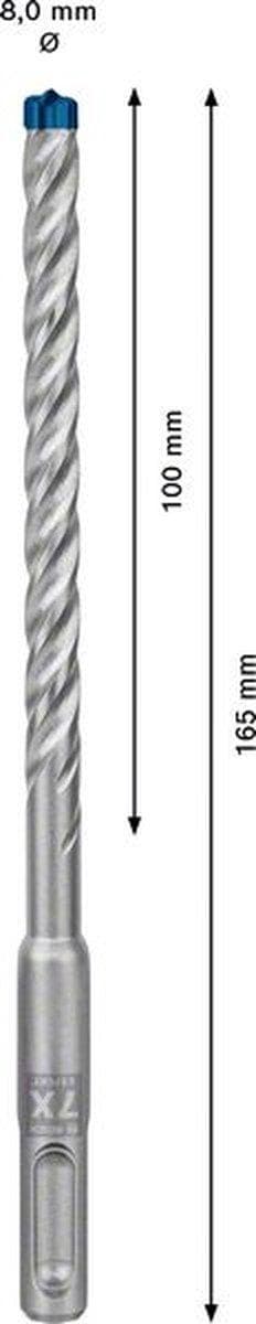 Bosch 2608900167 EKSPERT Hammerboremaskine SDS plus-7X 10stk 8x100x165mm