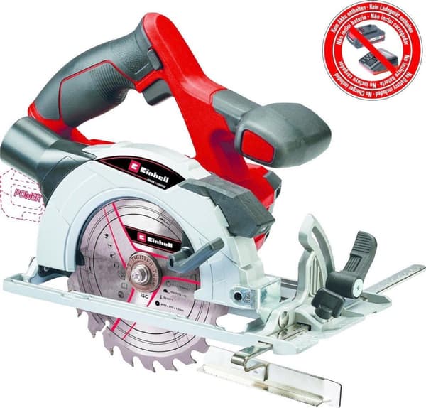 Einhell sladdlös cirkelsåg - TE-CS 18/150 Li Solo - 18V - Ø150 mm - Power X-Change - (utan batteri och laddare)