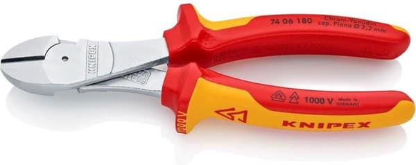 Knipex diagonalskärare - 180 mm