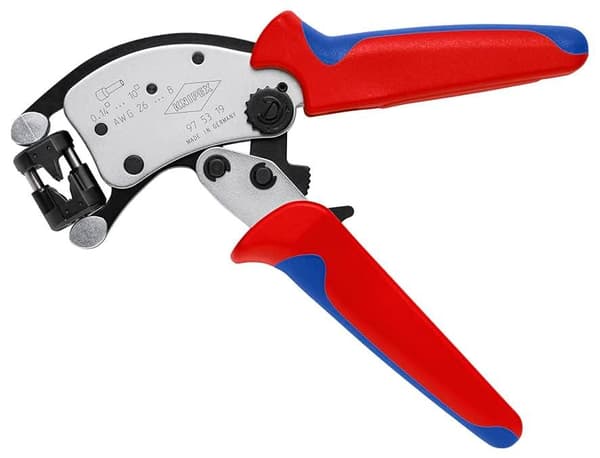 KNIPEX Twistor T selvjusterer. Krympetang til hylstre (97 53 19)