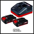 Miniatyrbillede 5 af 8: Einhell TE-CD 18/48 Li-i Kit 18V Li-Ion batteri Slagbore-/skruetrækkersæt (2x 2,0Ah batteri) i kuffert