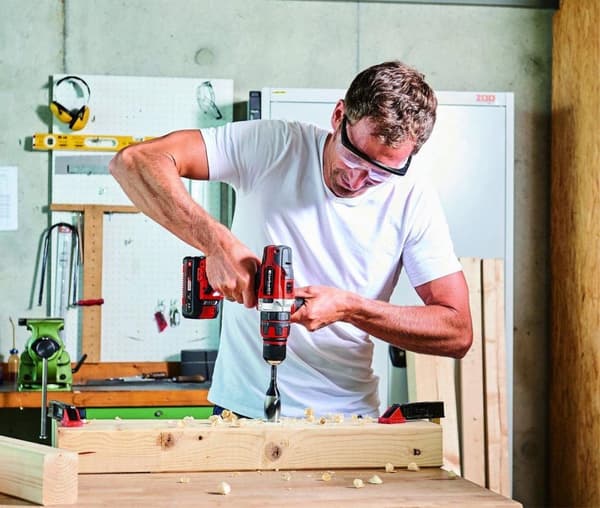 Einhell TE-CD 18/48 Li-i Kit 18V Li-Ion batteri Slagbore-/skruetrækkersæt (2x 2,0Ah batteri) i kuffert