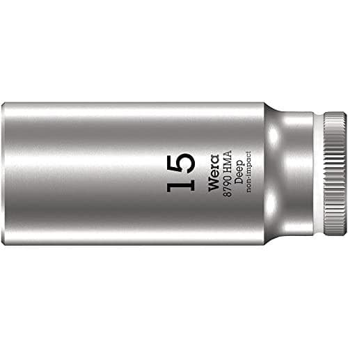 Wera 05004512001 topnøgleindsats 15 mm 1 stk 1/4 (05004512001)