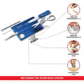 Miniatyrbillede 5 af 6: Victorinox lommekniv Swiss Card Lite (13 funktioner, LED-lys, forstørrelsesglas, saks, stift) blå gennemsigtig