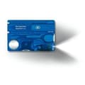 Miniatyrbillede 1 af 6: Victorinox lommekniv Swiss Card Lite (13 funktioner, LED-lys, forstørrelsesglas, saks, stift) blå gennemsigtig
