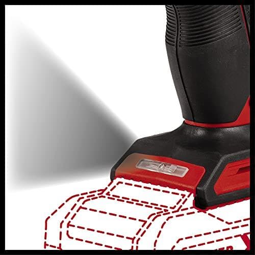 Einhell 4513997. Tuotetyyppi: Sähköinen ruuvimeisseli. Akun jännite: 18 V. Leveys: 160 mm, syvyys: 60 mm, korkeus: 190 mm. ASIN: B099N2GSWY (4513997)