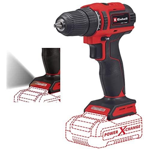Einhell 4513997. Produkttype: Elektrisk skruetrækker. Batterispænding: 18 V. Bredde: 160 mm, dybde: 60 mm, højde: 190 mm. ASIN: B099N2GSWY (4513997)