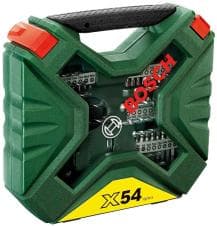 Bosch X-Line boresæt - 54 dele - Til træ, metal og sten