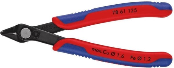 Knipex 7861125 Super-Knips Tarkkuusdiagonaalileikkuri - Elektroniikka - 125mm
