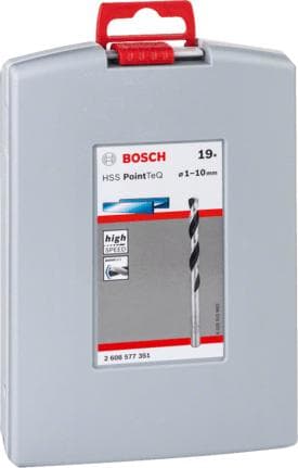 Bosch HSS PointTeQ - boresæt - spiralbor - 19 stykker (2608577351)