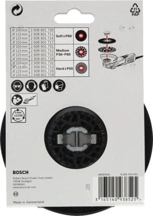 Bosch - støttepude - 115 mm - X-LOCK