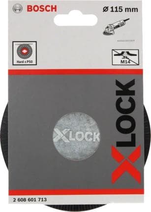 Bosch - støttepude - 115 mm - X-LOCK