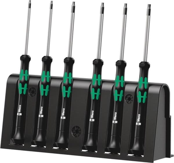 WERA 2067/6 elektronisk TORX BO skruetrækkersæt + holder