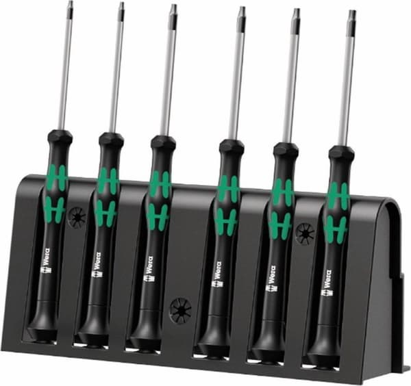 WERA 2067/6 elektronisk TORX BO skruetrækkersæt + holder
