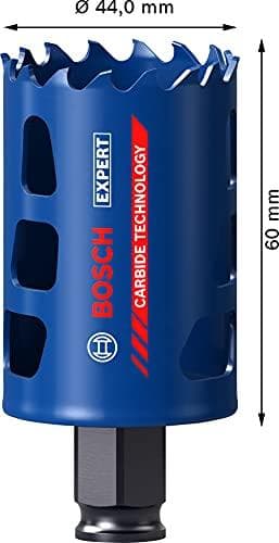 Bosch Expert Tough Material - hulsav - til plast, mursten, bløde fliser, rustfri stålplader, træ med metal - 44 mm