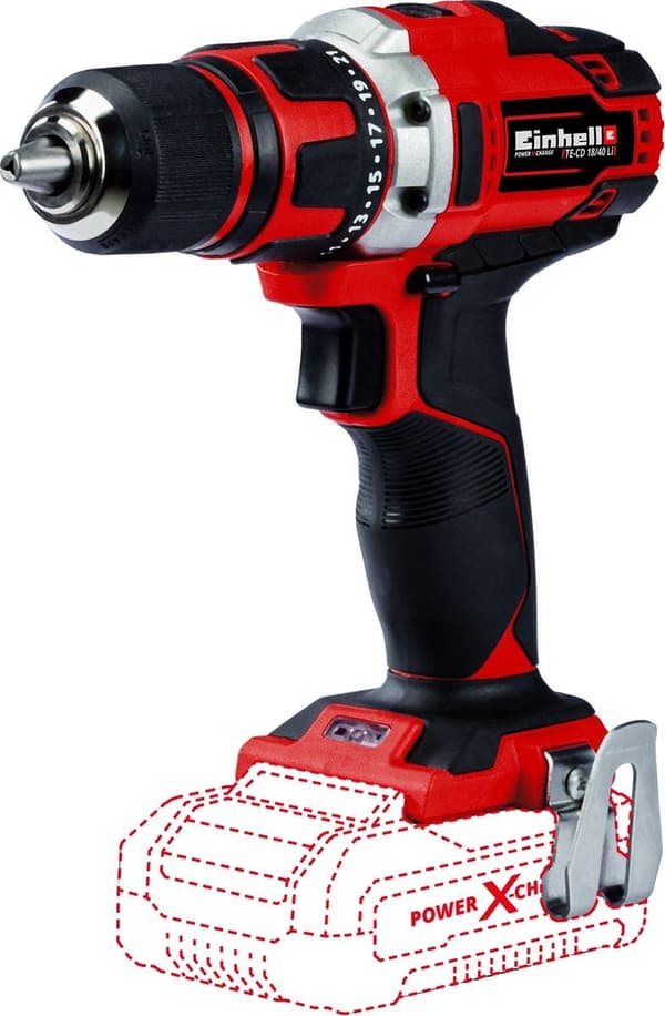 EINHELL TE-CD 18/40 Li Solo sladdlös borr-/skruvmejsel, Power X-Change