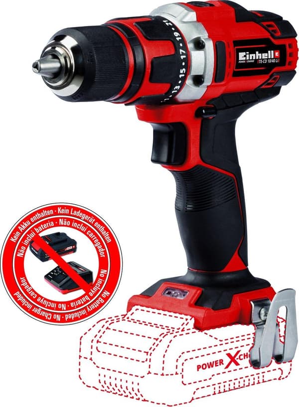EINHELL TE-CD 18/40 Li Solo sladdlös borr-/skruvmejsel, Power X-Change