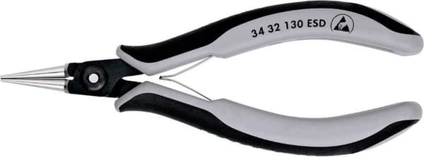 Knipex 34 32 130 ESD ESD Tång med rund näsa Rak 135 mm