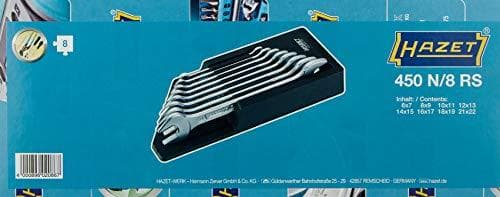 Hazet 450N/8RS dubbel skiftnyckelsats