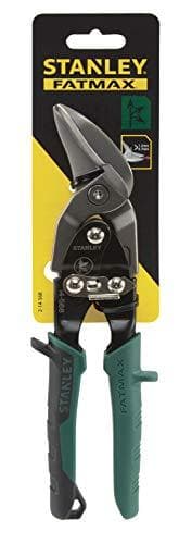 Stanley Maxsteel Tin Snips oikeakätinen, Bi-Material Kahva, Kromi Molybdeeni, Pituus 250mm, 2-14-568