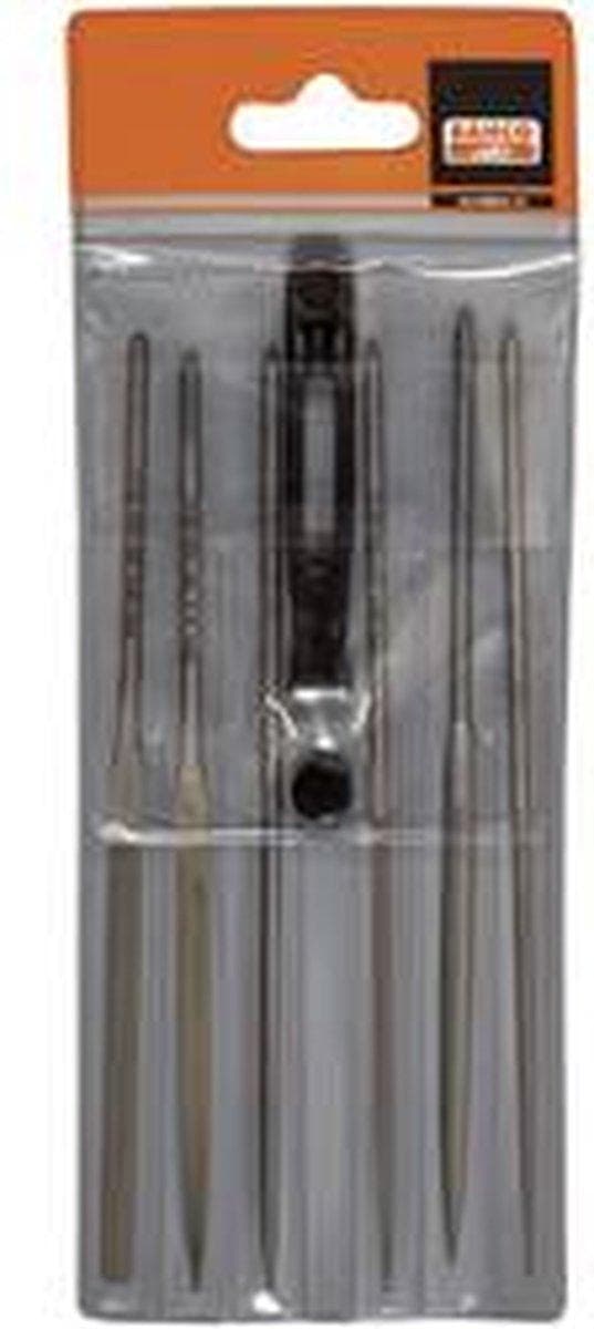 Nålefilsæt 6 stk. 160 mm i plastpose Bahco 2-470-16-1-0