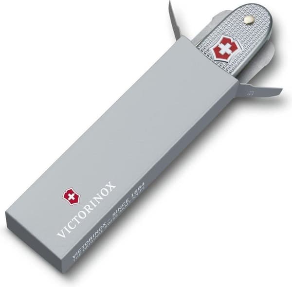 Victorinox Pioneer X lommekniv - 9 funktioner - Sølv Alox