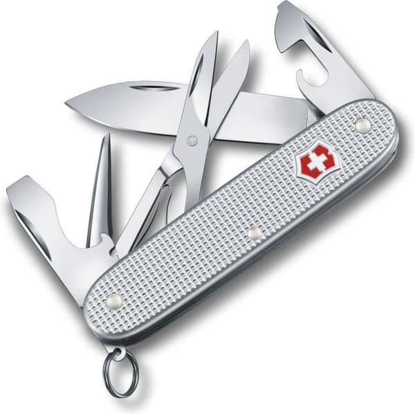 Victorinox Pioneer X lommekniv - 9 funktioner - Sølv Alox