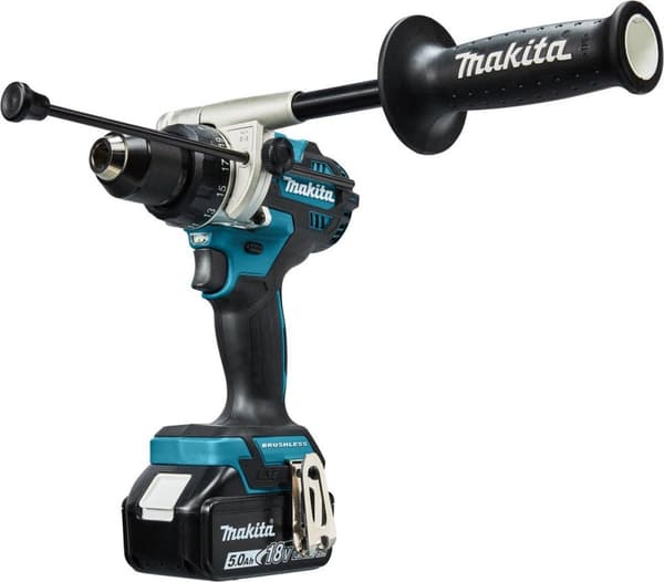 Makita - DHP486RTJ - 18V - akku - iskupora ja ruuvimeisseli - 2x 5.0Ah - Mboxissa