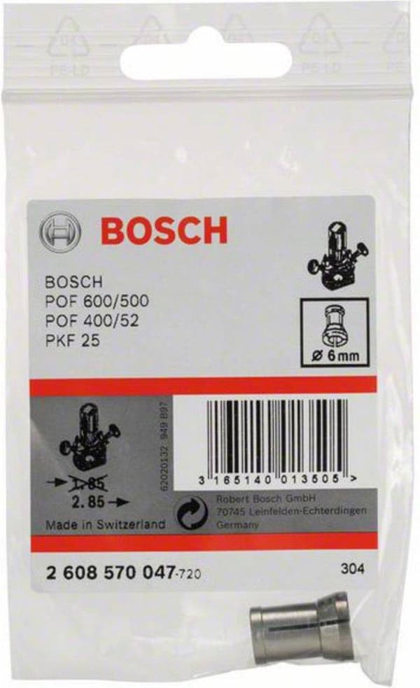 Bosch spændepatron 6 mm