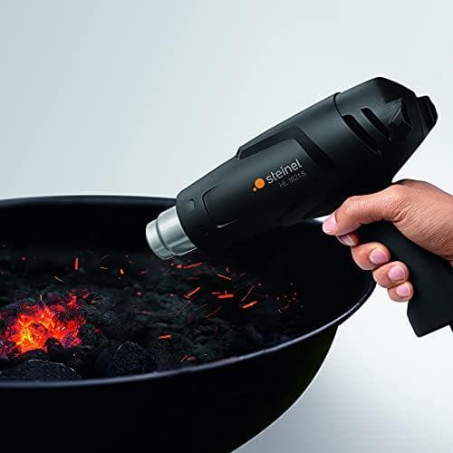 Steinel 82147 HL 1821 S varmluftpistol i kuffert, inkl. 3 dyser, sort, 1800 W varmluftspistol, 550° C, 2-trins ventilator, termosikring, 2,2 m kabel