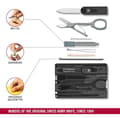 Miniatyrbillede 4 af 6: Victorinox SwissCard Classic Cosmetic & Manicure Case Black - Transparent ABS Synthetic (0.7133.T3)