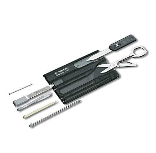 Victorinox SwissCard Classic Cosmetic & Manicure Case Black - Transparent ABS Synthetic (0.7133.T3)
