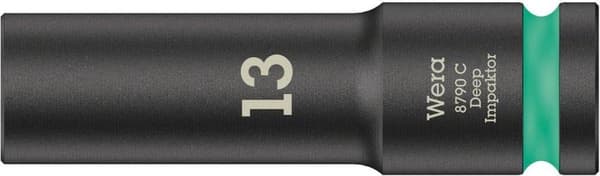 Wera 8790 C Impaktor Deep 05004830001 Sekskantsnøgleindsats 27 mm 1/2 (12,5 mm)