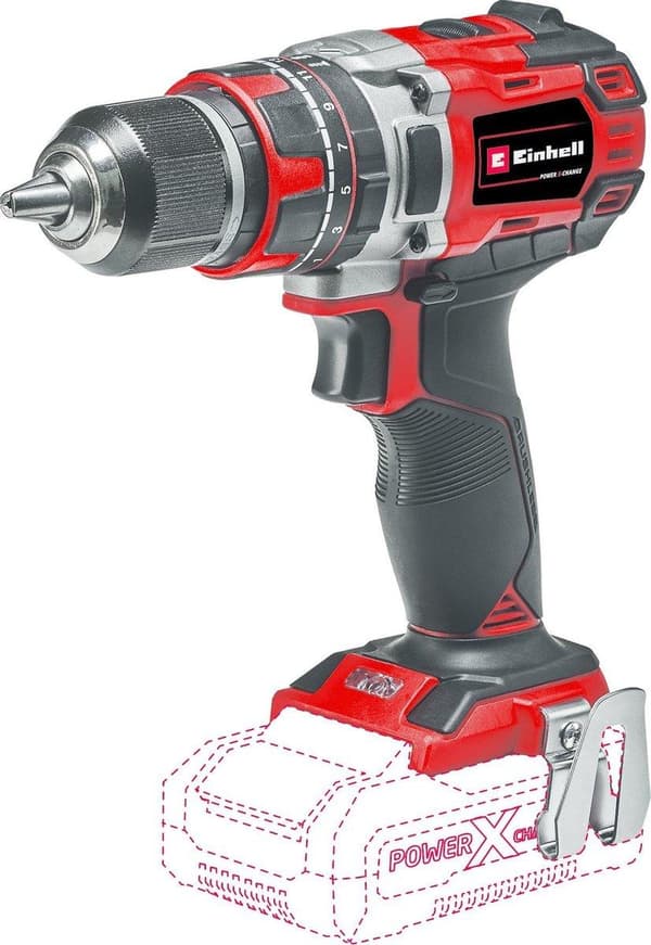 Einhell TE-CD 18/50 BL 18V Li-ion batteri slagbore-/skruetrækker krop - 50Nm - 13mm - kul børsteløs