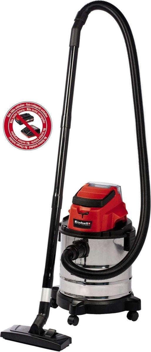 Einhell TC-VC 18/20 Li Solo 18V Li-ion batteri våd/tør støvsugerhus - 20L