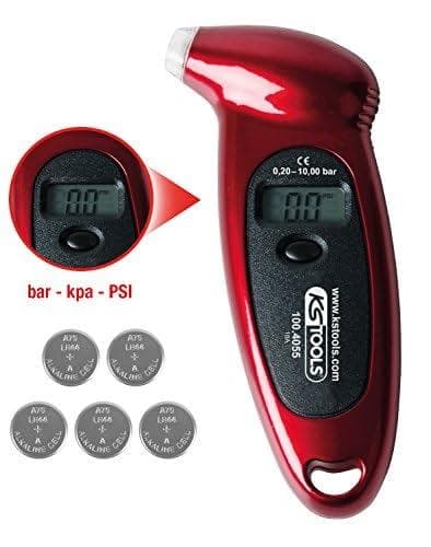 KS Tools 100.4055 Digital däcktrycksmätare 0,20-10,0 bar