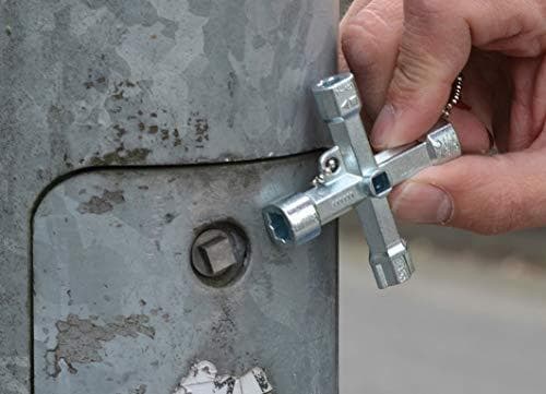 CK T4455 12 i 1 Kontrollskåpsnyckel - Flerfärgad